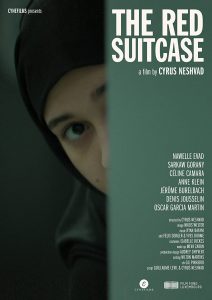 The red suitcase